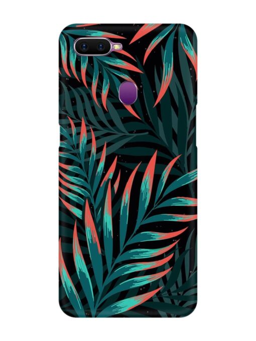 Green Leaf Art Snap Case for Oppo F9