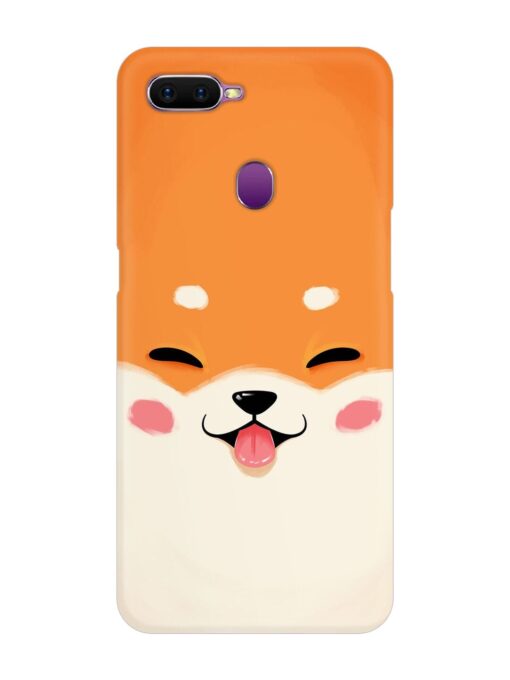 Happy Cat Art Snap Case for Oppo F9 Zapvi