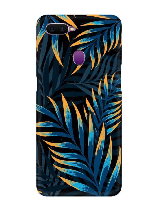 Abstract Leaf Art Snap Case for Oppo F9 Zapvi