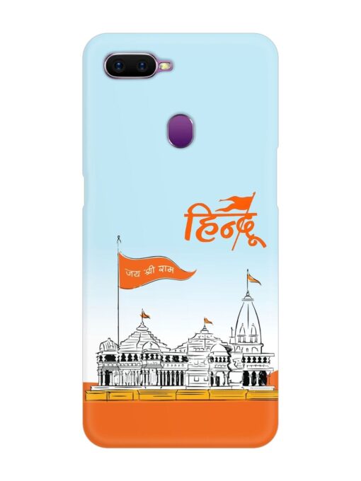 Ram Mandir Hindu Snap Case for Oppo F9