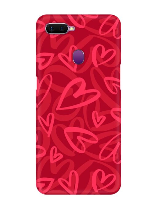 Seamless Romantic Pattern Snap Case for Oppo F9 Zapvi