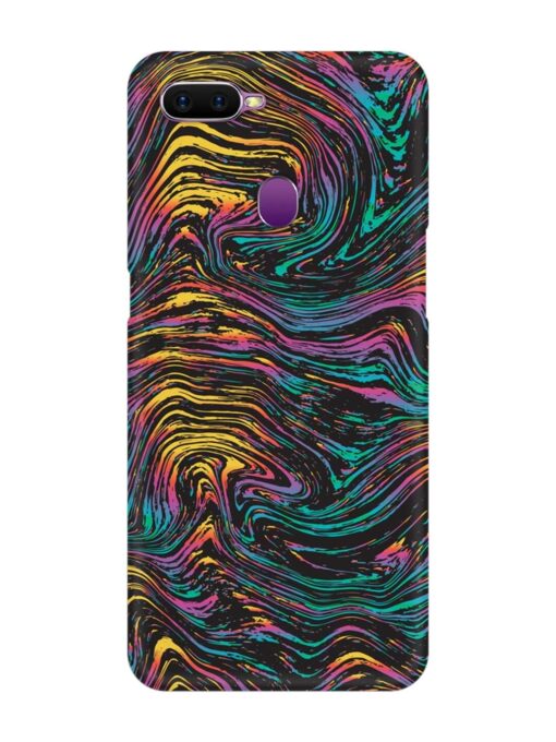 Abstract Liquid Colors Snap Case for Oppo F9