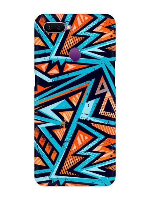 Abstract Seamless Grunge Snap Case for Oppo F9 Zapvi