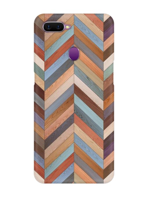 Seamless Wood Parquet Snap Case for Oppo F9