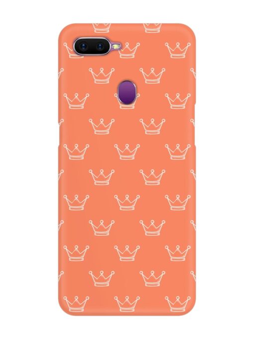 Hand Drawn Crown Snap Case for Oppo F9