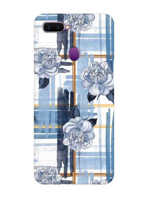 Watercolor Pattern Rose Snap Case for Oppo F9 Zapvi