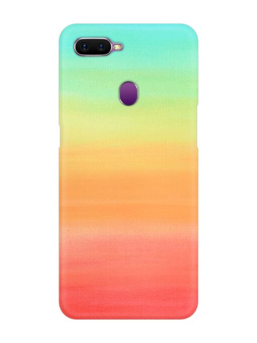 Background Sky Watercolor Snap Case for Oppo F9 Zapvi