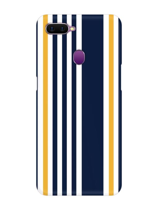 Seamless Stripe Pattern Snap Case for Oppo F9