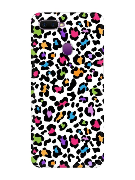 Seamless Leopard Pattern Snap Case for Oppo F9