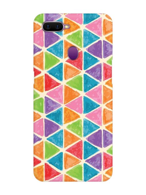 Seamless Colorful Isometric Snap Case for Oppo F9