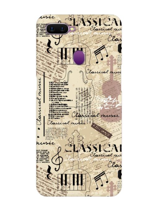 Classical Music Lpattern Snap Case for Oppo F9 Zapvi