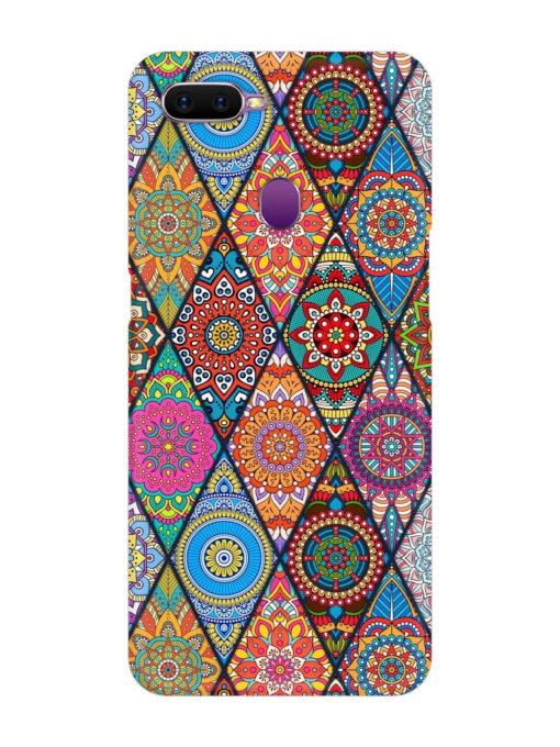 Seamless Tile Pattern Snap Case for Oppo F9 Zapvi