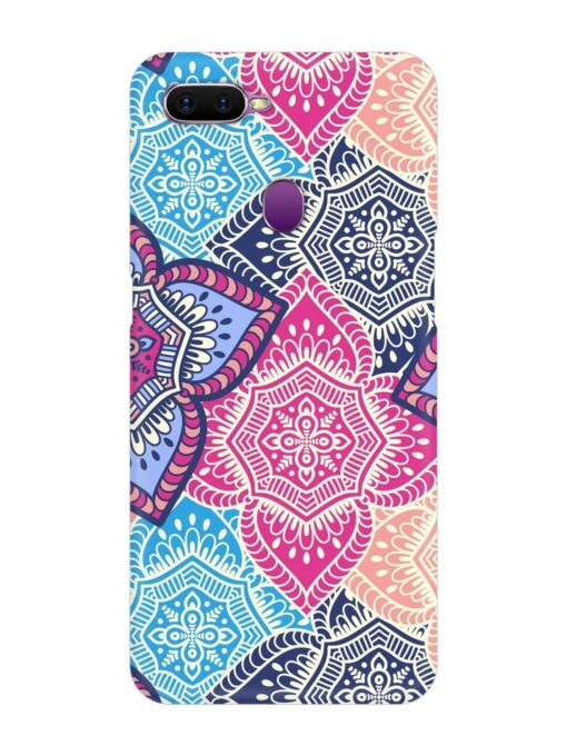 Ethnic Floral Seamless Snap Case for Oppo F9 Zapvi