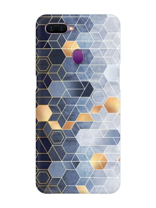 Geometric Abstraction Hexagons Snap Case for Oppo F9