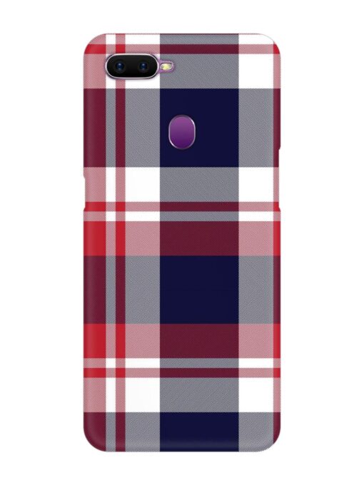 Classic Plaid Tartan Snap Case for Oppo F9