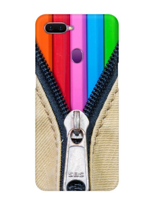 Zip In Color Snap Case for Oppo F9 Zapvi