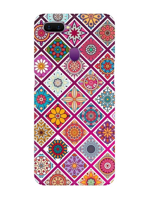 Seamless Tile Pattern Snap Case for Oppo F9