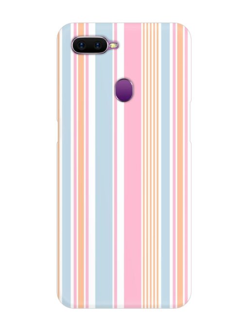 Stripe Seamless Pattern Snap Case for Oppo F9