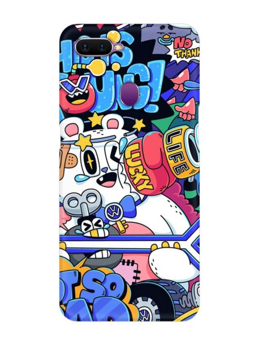 Universal Doodle Snap Case for Oppo F9