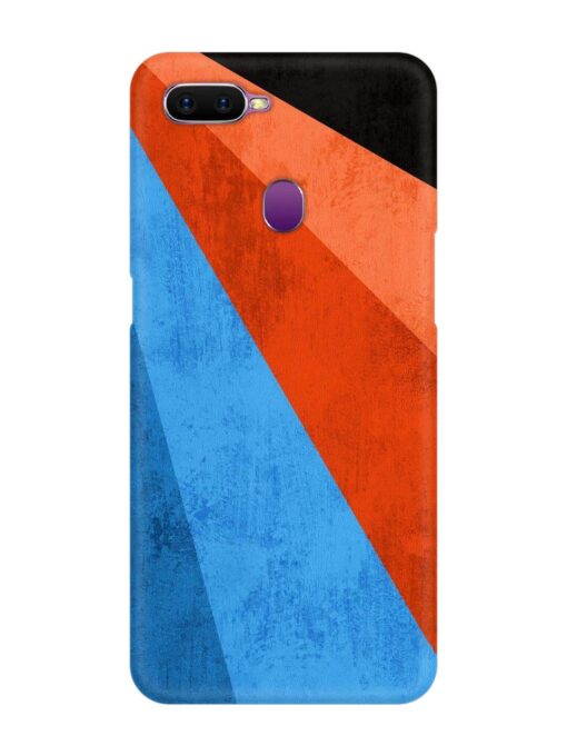 Modern Matte Abstract Snap Case for Oppo F9 Zapvi