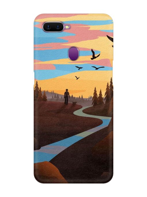 Natural Landscape Art Snap Case for Oppo F9