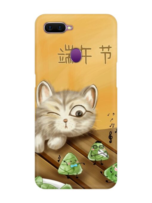 Cat Scorpion Dancing Snap Case for Oppo F9