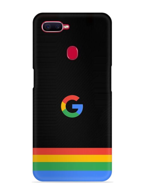 Google Logo Art Snap Case for Oppo F9 Pro Zapvi