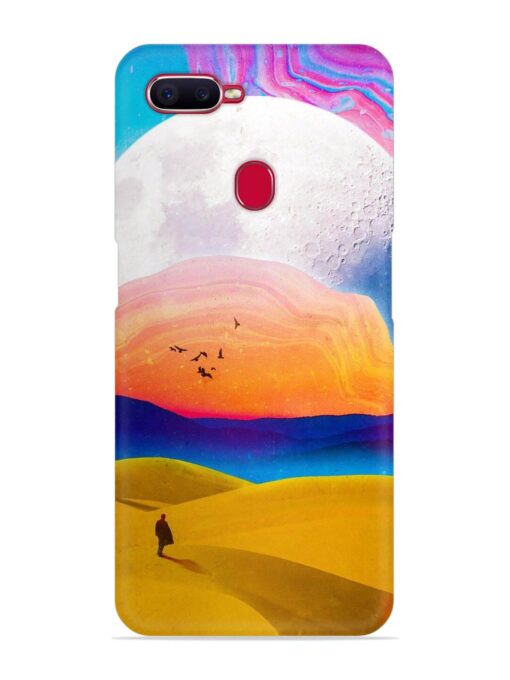 Sandy Desert Snap Case for Oppo F9 Pro Zapvi