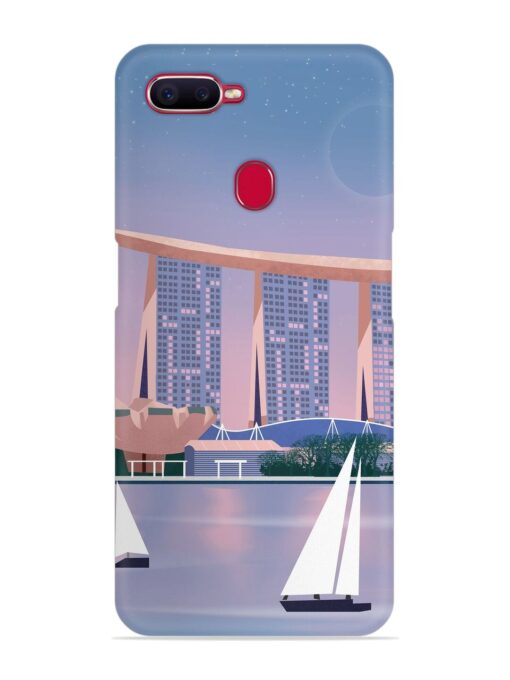 Singapore Scenery Architecture Snap Case for Oppo F9 Pro Zapvi