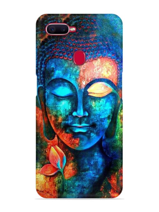 Buddha Painting Snap Case for Oppo F9 Pro Zapvi