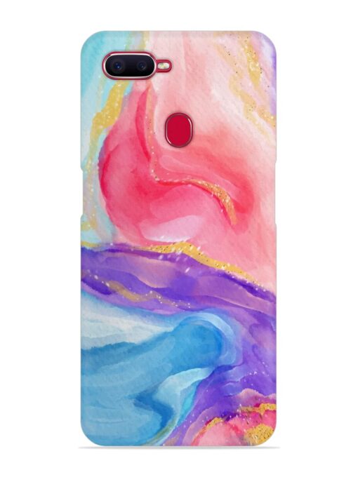 Watercolor Gradient Snap Case for Oppo F9 Pro