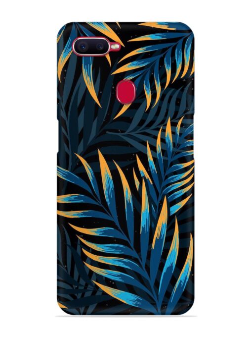 Abstract Leaf Art Snap Case for Oppo F9 Pro