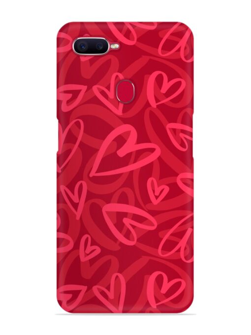 Seamless Romantic Pattern Snap Case for Oppo F9 Pro Zapvi