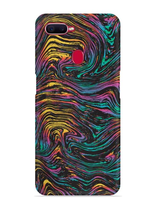 Abstract Liquid Colors Snap Case for Oppo F9 Pro