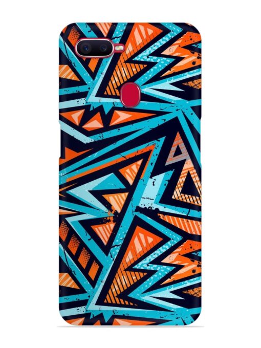 Abstract Seamless Grunge Snap Case for Oppo F9 Pro Zapvi