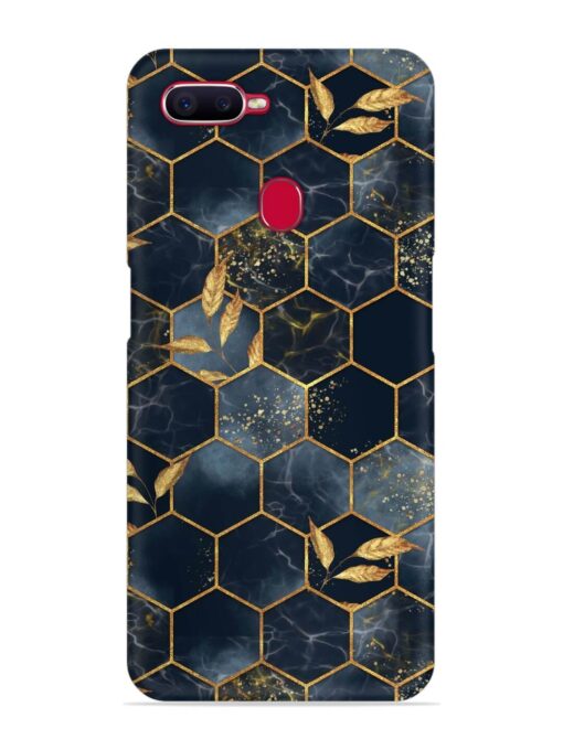 Marble Hexagon Seamless Snap Case for Oppo F9 Pro Zapvi