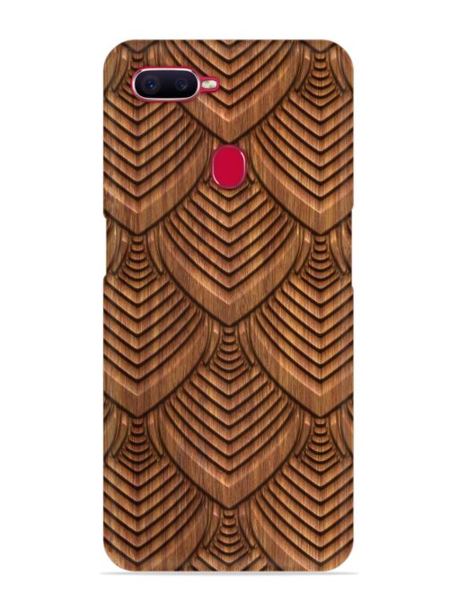 Carved Pattern On Snap Case for Oppo F9 Pro Zapvi