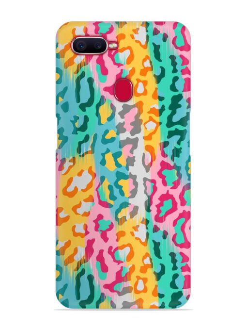 Seamless Vector Colorful Snap Case for Oppo F9 Pro Zapvi