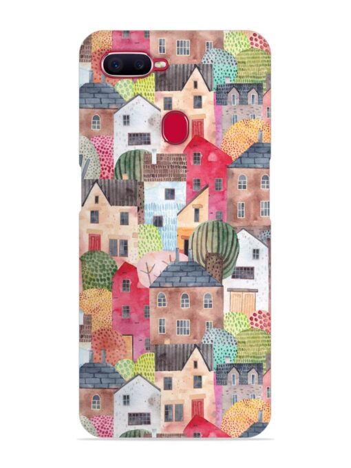 Abstract Seamless Pattern Snap Case for Oppo F9 Pro Zapvi