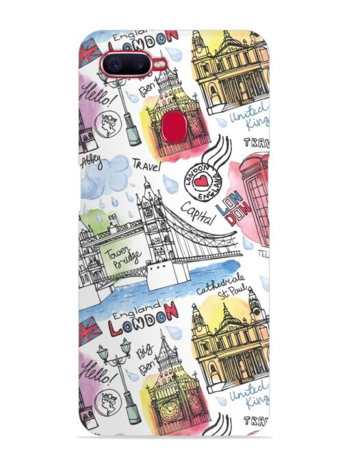 Vector London Landmark Snap Case for Oppo F9 Pro