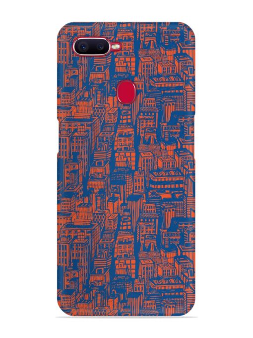 Hand Drawn Seamless Snap Case for Oppo F9 Pro