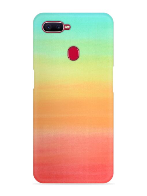 Background Sky Watercolor Snap Case for Oppo F9 Pro Zapvi