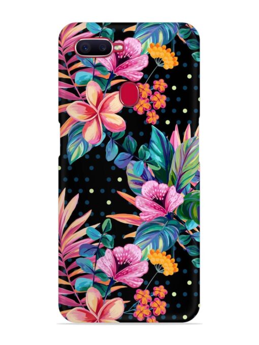 Seamless Floral Pattern Snap Case for Oppo F9 Pro