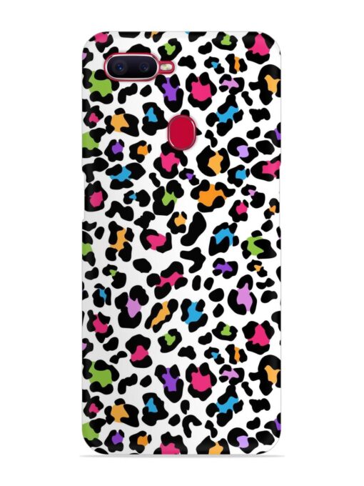 Seamless Leopard Pattern Snap Case for Oppo F9 Pro