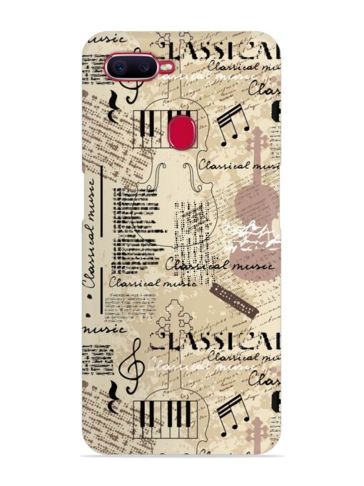 Classical Music Lpattern Snap Case for Oppo F9 Pro