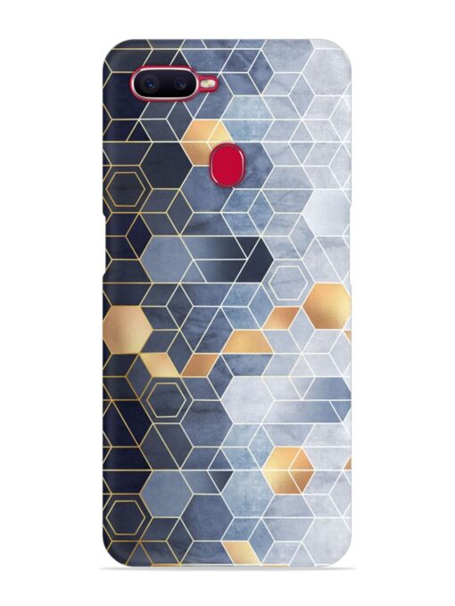 Geometric Abstraction Hexagons Snap Case for Oppo F9 Pro