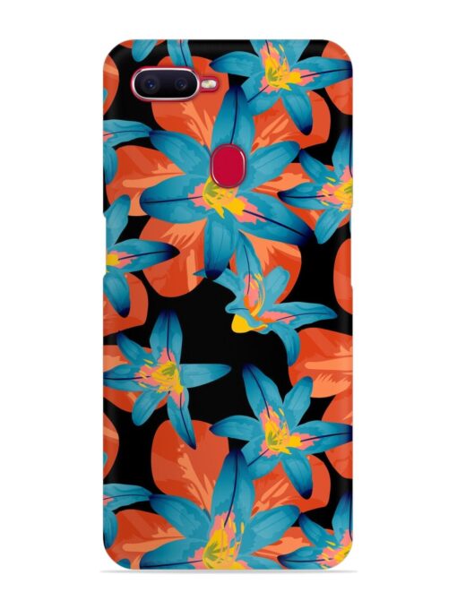 Philippine Flowers Seamless Snap Case for Oppo F9 Pro Zapvi