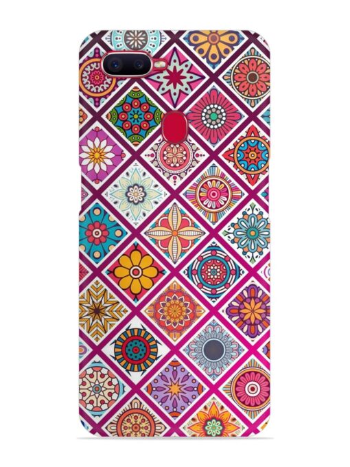 Seamless Tile Pattern Snap Case for Oppo F9 Pro