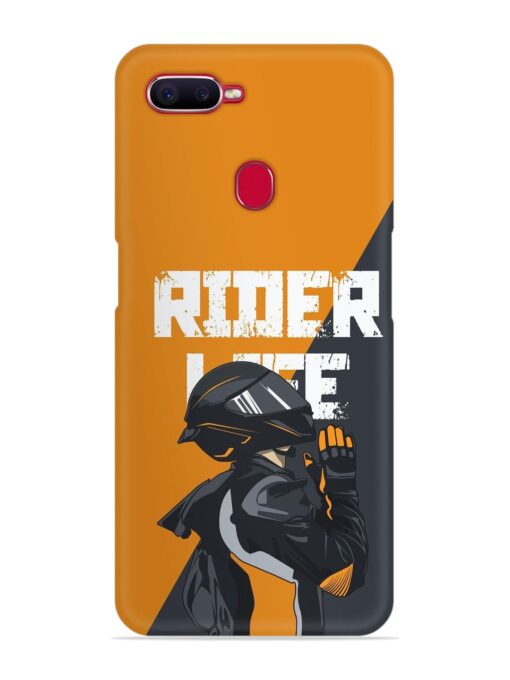 Rider Life Snap Case for Oppo F9 Pro