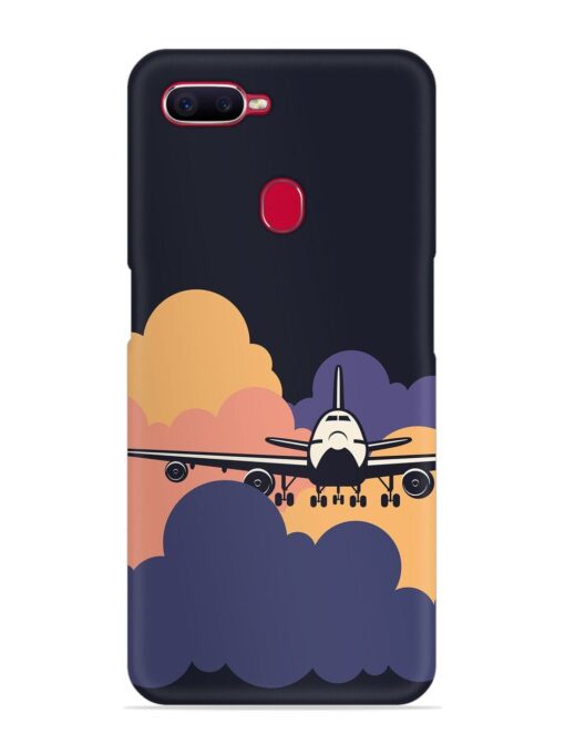 Aeroplane vector Snap Case for Oppo F9 Pro Zapvi